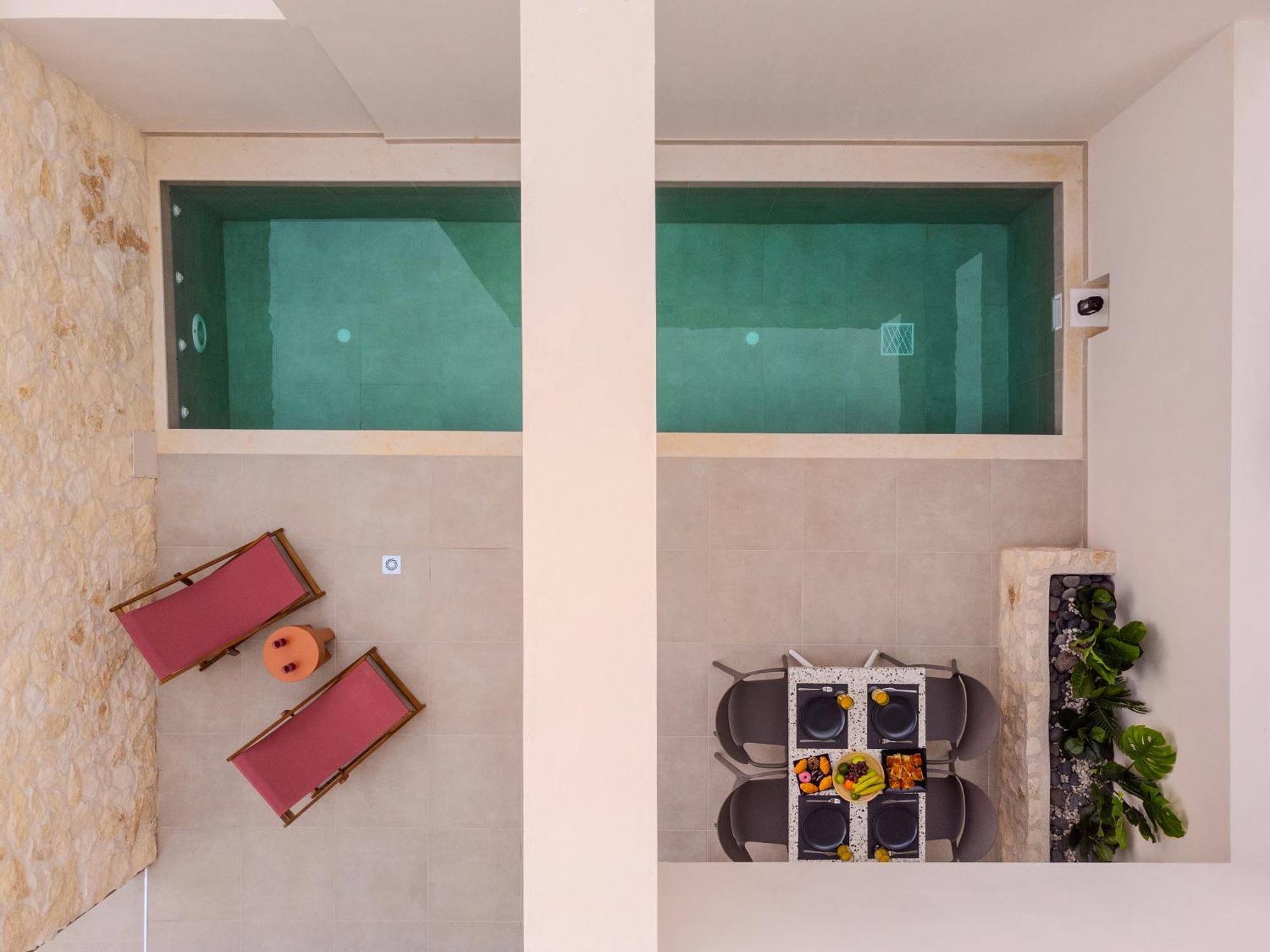 Sugarwhite Suites With Private Not Heated Pool Emporio  Bagian luar foto